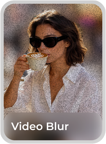 Video blur feature